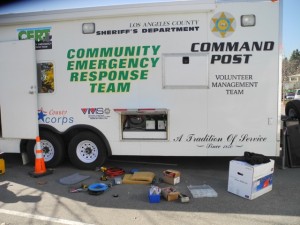Command Post with Solar Power Solar panel will power this mobile response unit