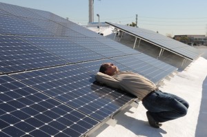 Solar panel installation in Santa Monica SunPower solar panels installed in Santa Monica
