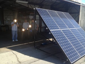 Portable solar power roller Solar Roller